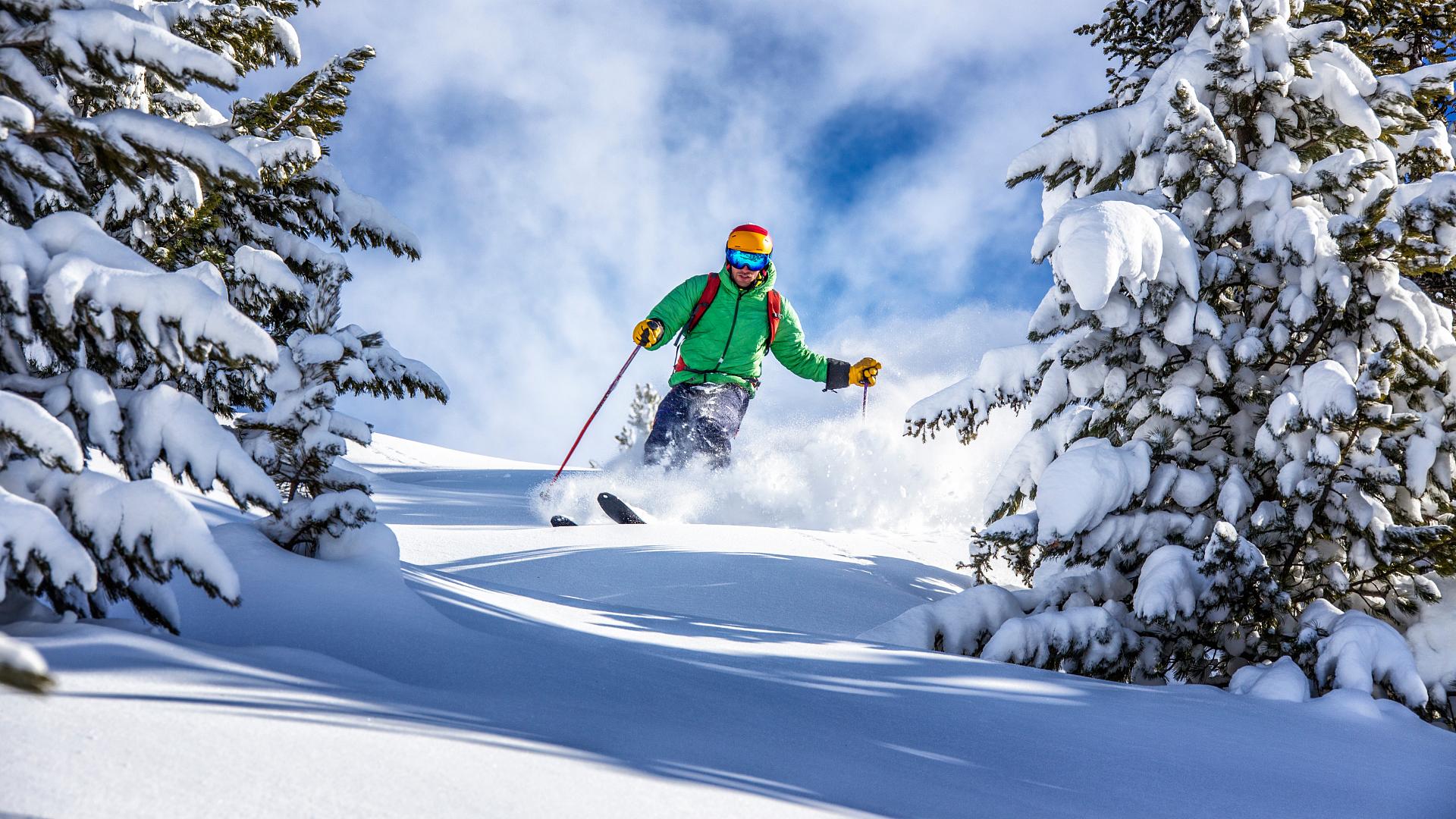 Skiing in the Pyrenees