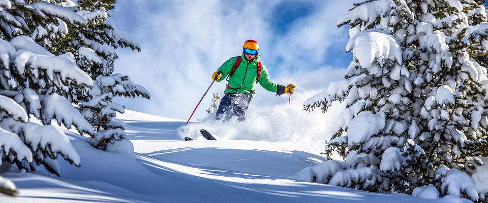 Skiing in the Pyrenees