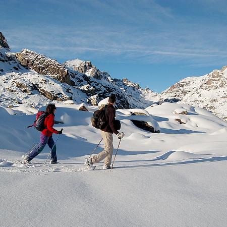 Rutas con raquetas de nieve